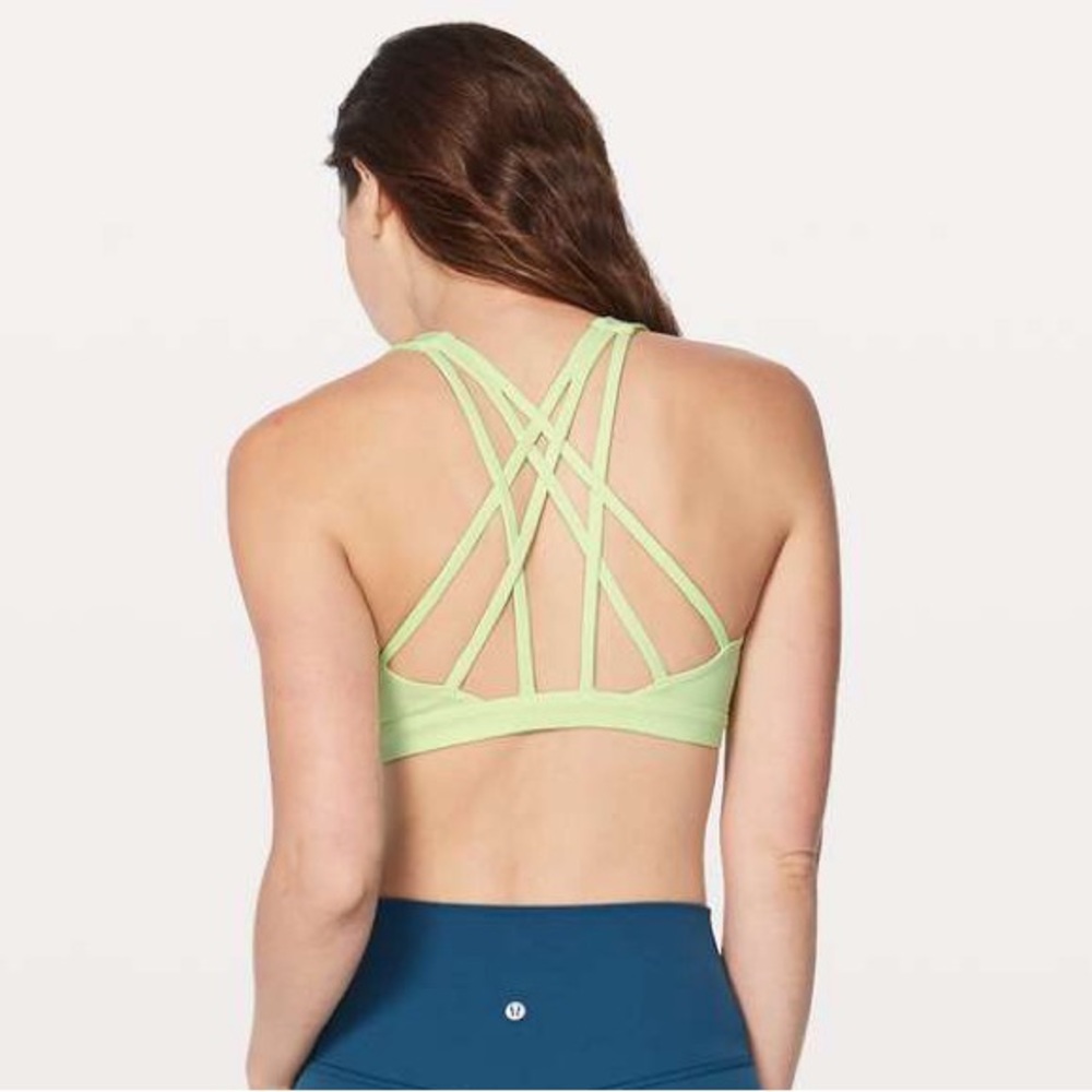Lululemon Free to Be Serene Sports Bra in Clear Mint